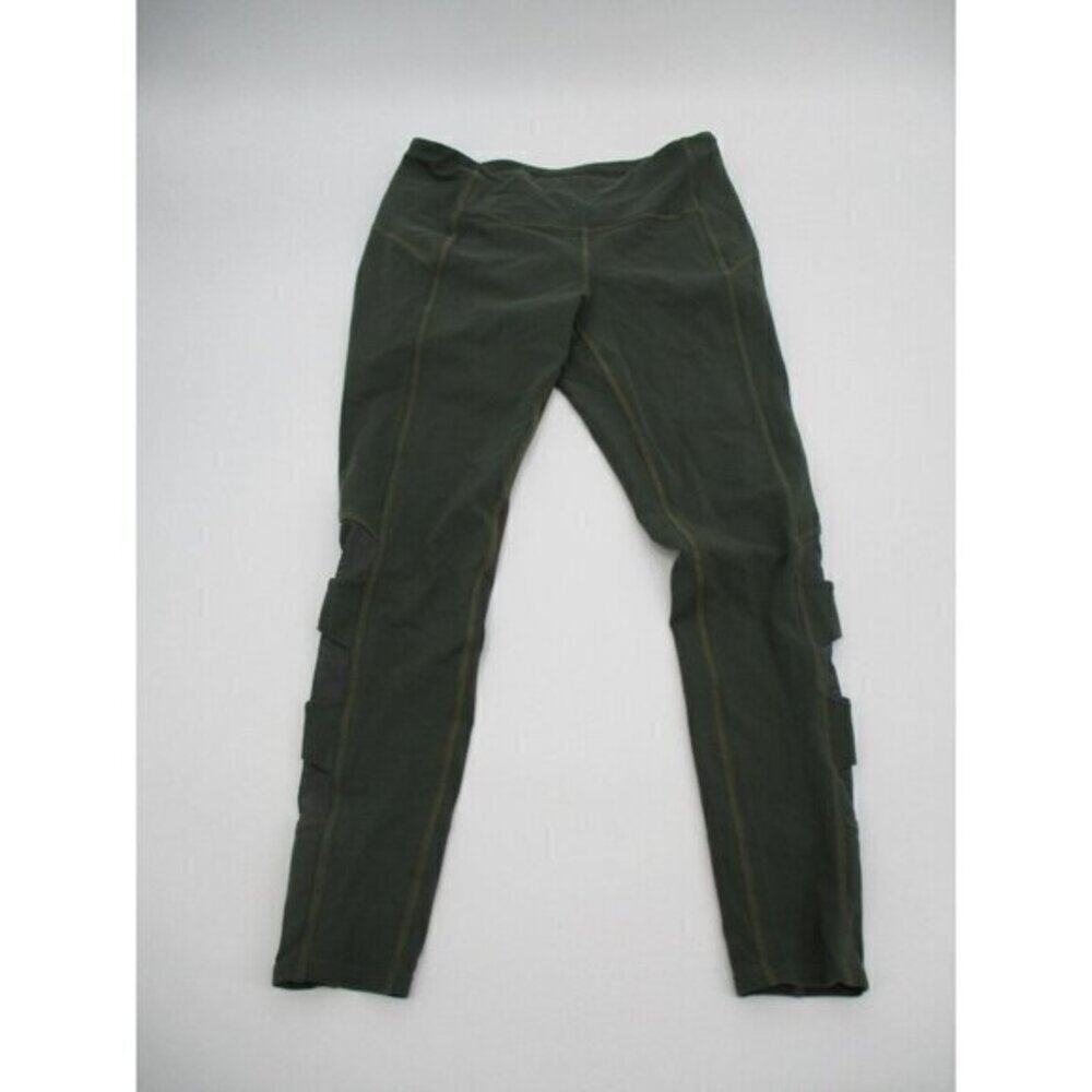 Athleta Womens Leggings MP Green Casual Activewear Athletic Petites Stretchy